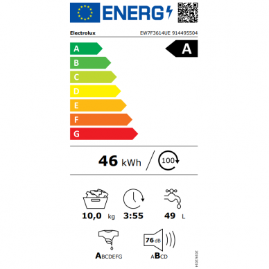 Electrolux EW7F3614UE 7