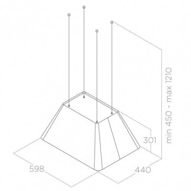 Elica IKONA LIGHT BL MAT/F/60 2