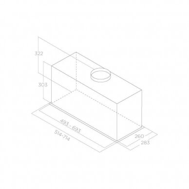 Elica LANE SENSOR BL MAT/A/52 1