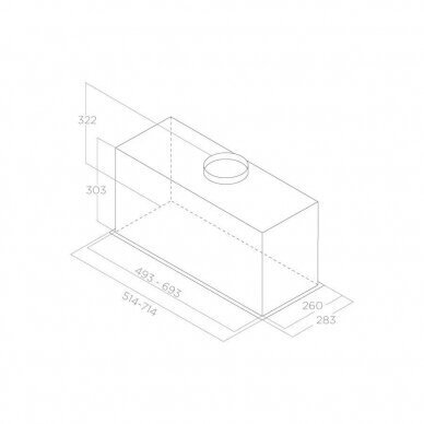 Elica LANE SENSOR BL MAT/A/72 1