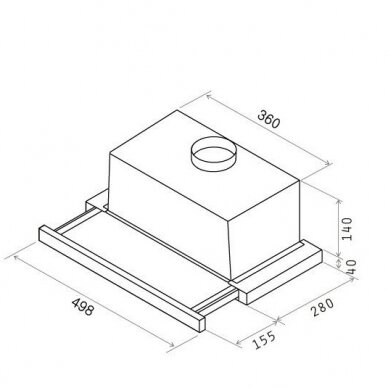 Elica TT14 LUX BL/A/50 1