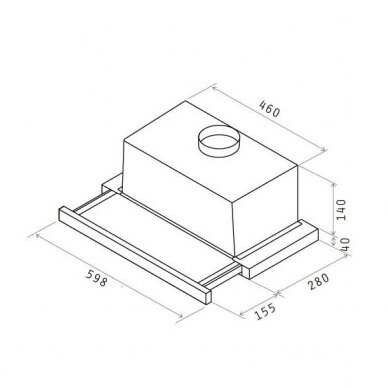 Elica TT14 LUX BL/A/60 1