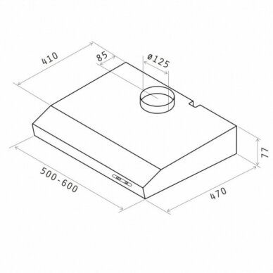 Elica VERVE WH/F/60 3